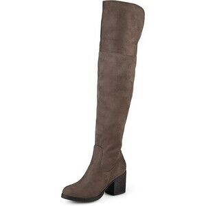 Journee-Macy's  Women's Sana Knee High Boots NWOB 11M Taupe
